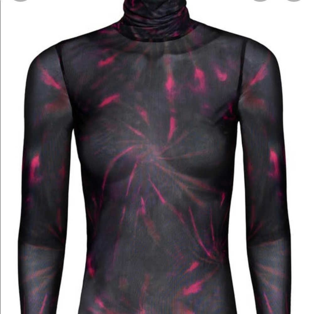 AFRM Zadie Semi Sheer Turtleneck